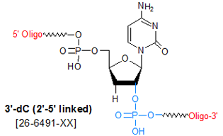 picture of 3'-dC (2'-5' linked)